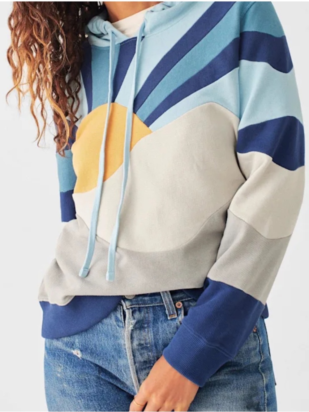 Faherty Soleil Hoodie Sun Mountain Sweatshirt Coastal Beach